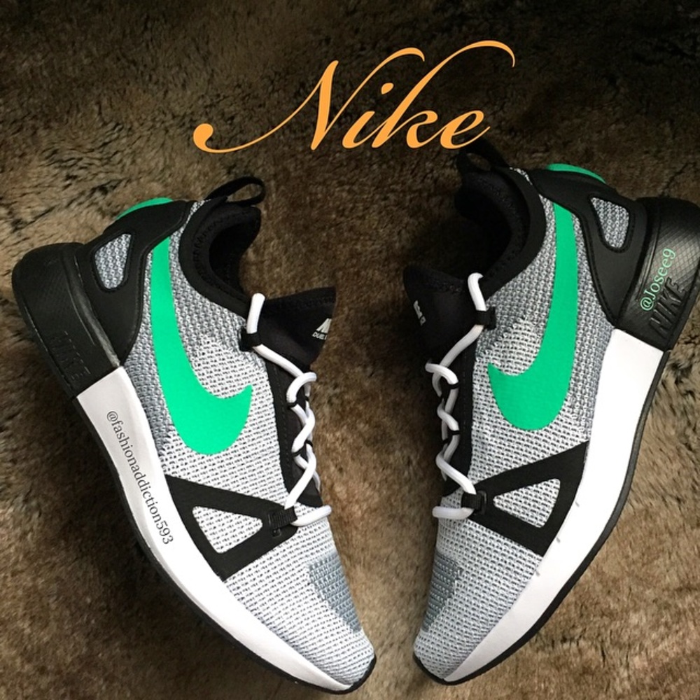 Nike Duel Racer women's black white shoes sneakers - Picture 2 of 5